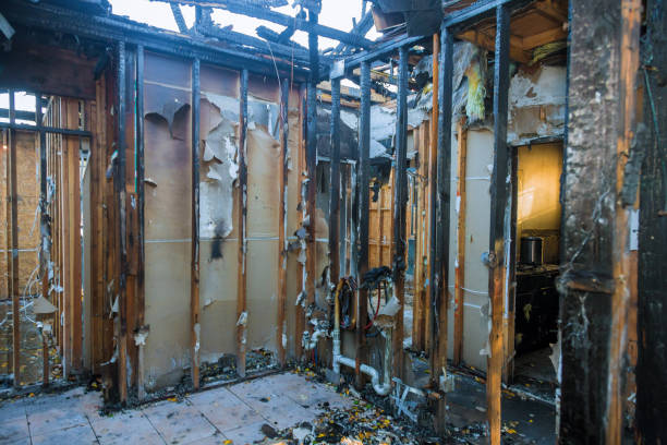 Professional Emergency Fire Cleanup technician working in Menomonee Falls, WI